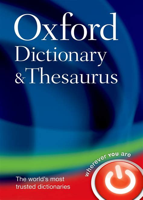 dictionary & thesaurus book