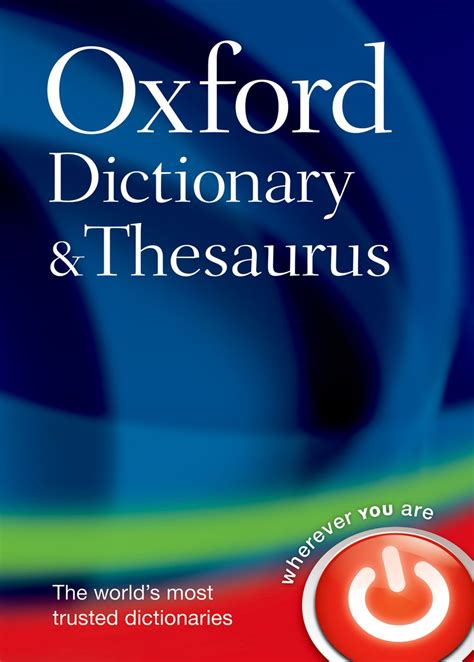 dictionary and thesaurus book
