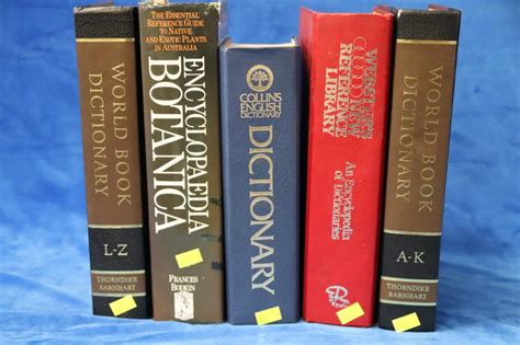 dictionary encyclopedia