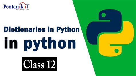 dictionary functions in python class 12