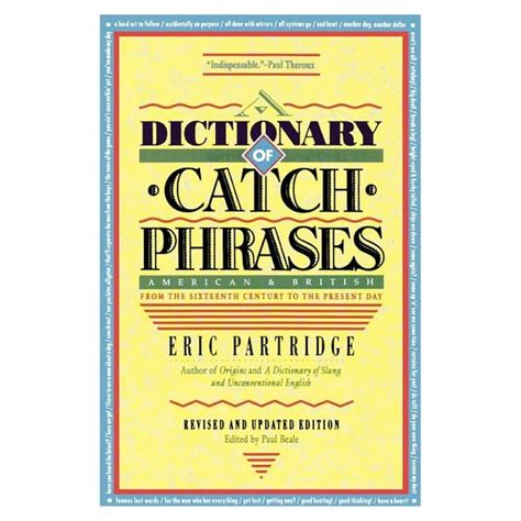 dictionary of catch phrases