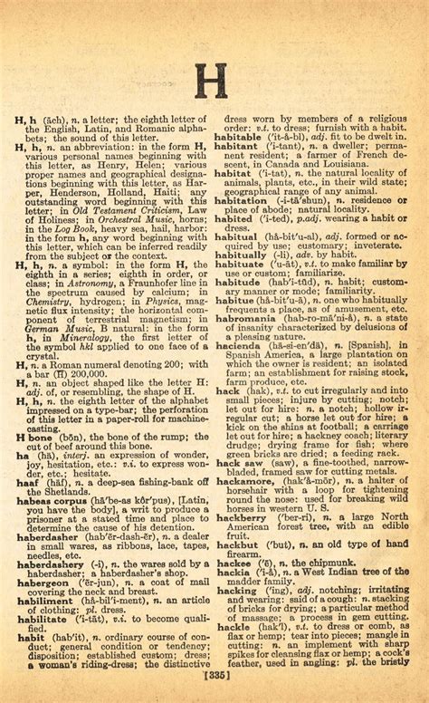 dictionary with pages