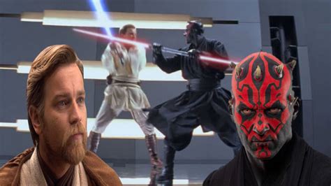 Darth Maul Kills Obi Wan Kenobi YouTube