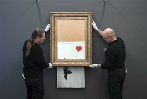 did banksy destroy his own painting