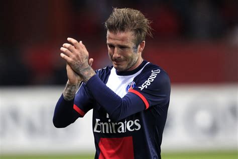 did beckham play for psg