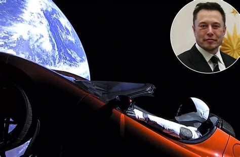 did elon musk put a tesla in space