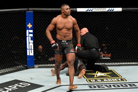did francis ngannou get knockout