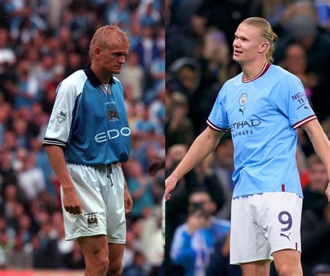 did haaland's dad play for man city