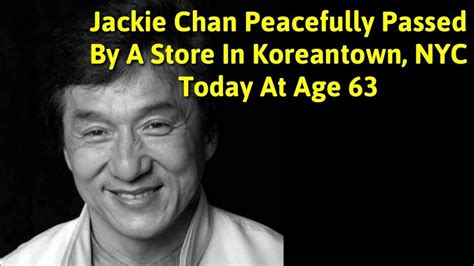 did jackie chan die today