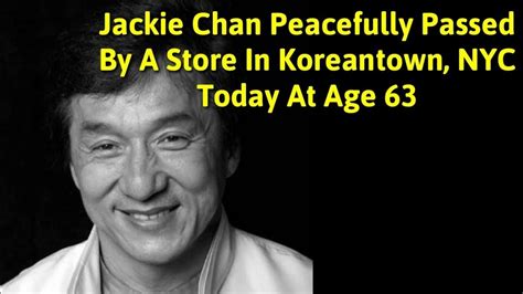 did jackie chan died today