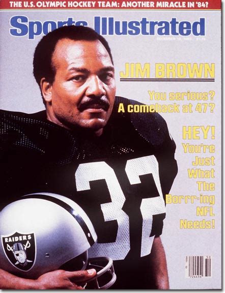 did jim brown play for the raiders