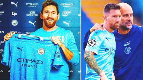 did messi play for man city