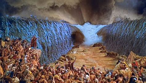 did moses part the red sea