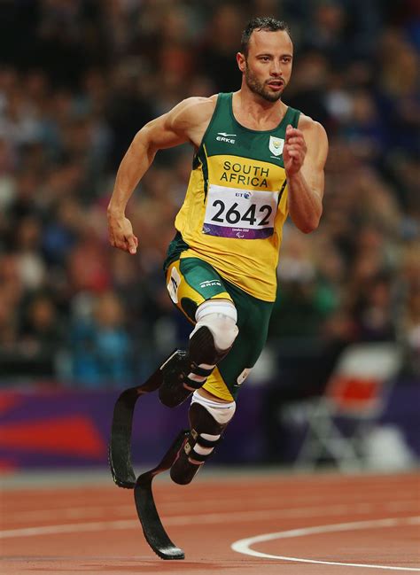 did oscar pistorius run in the olympics