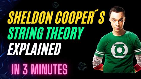 did sheldon cooper solved string theory