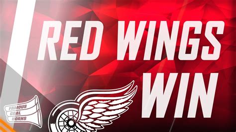 did the red wings win last night