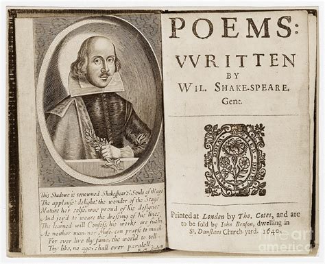 did william shakespeare write poems