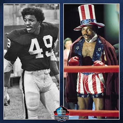 did you know carl weathers was in the nfl