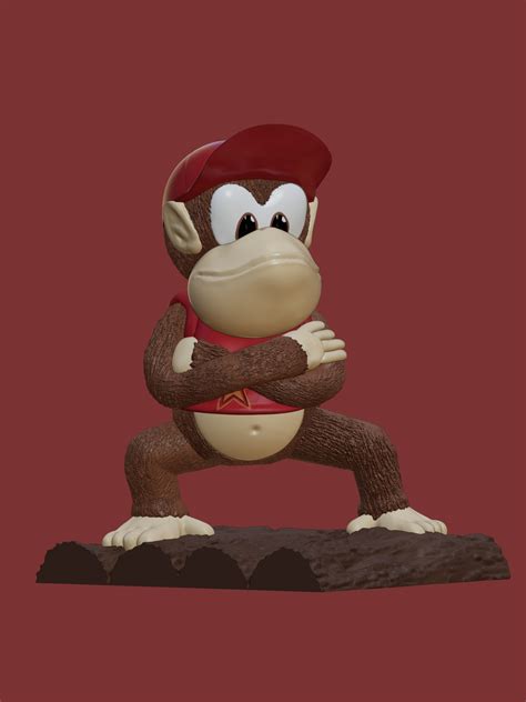 diddy kong 3d model