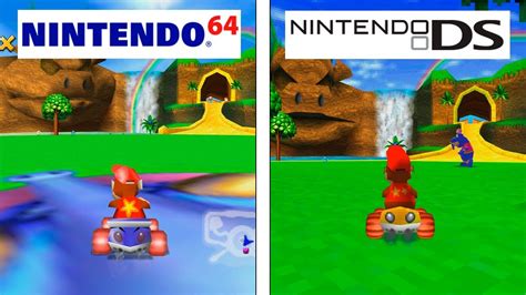 diddy kong racing n64 vs ds