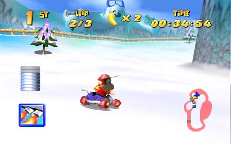 diddy kong racing snowball valley