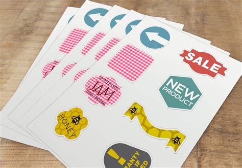 Die Cut Label Sheets