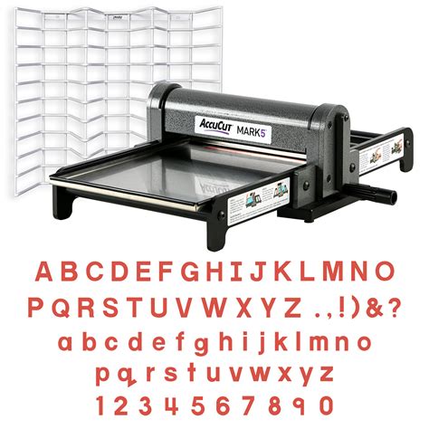 Die Cut Machine Letters