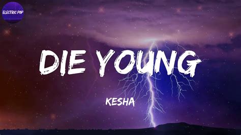 die young kesha lyrics