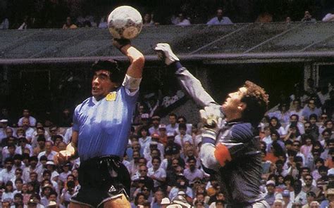 diego maradona handball goal