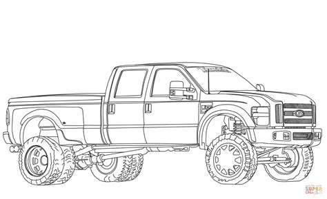 Lifted Truck Coloring Pages at Free printable colorings pages to print and color