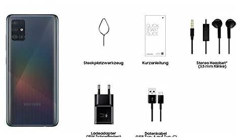 Samsung Galaxy A51 (16.4cm (6.5 Zoll) 128 GB interner Speicher, 4 GB
