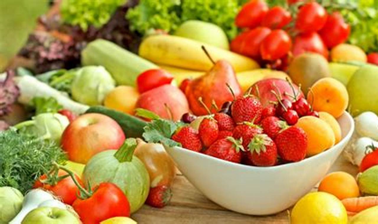 Dieta warzywno-owocowa – jadłospis na tydzień