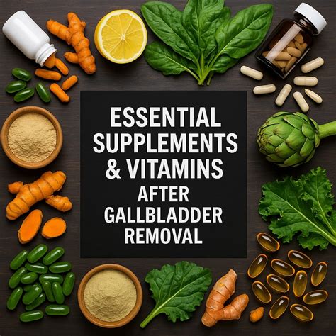 Dietary Supplements After Gallbladder Removal