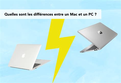 Quelle est la différence entre un Mac et un PC