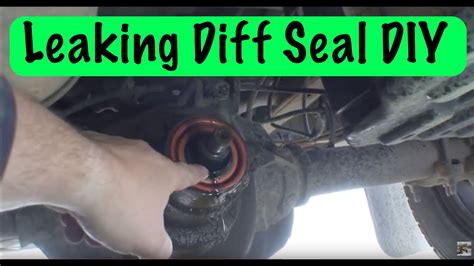 Diff Pinion Seal Replacement