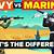 difference between army and marines and navy