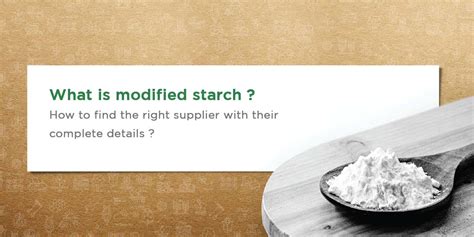 modified starch