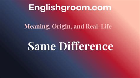 Difference: Meaning, Origin & Usage Explained
