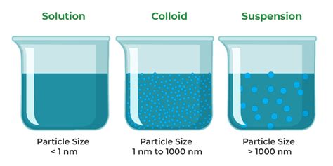 Difference Among Solution Suspension And Colloid With Examples