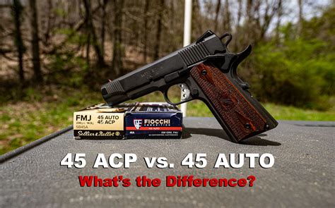 difference between 45 auto and 45 colt