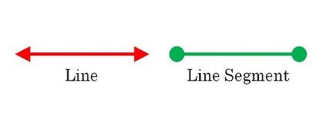 difference between a line segment and a line