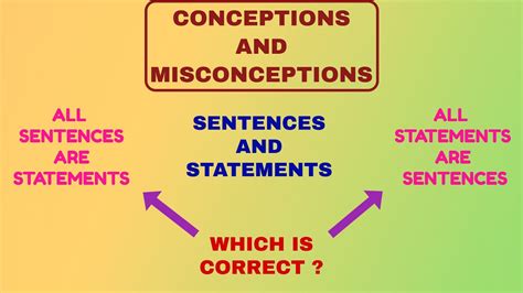 difference between a sentence and statement