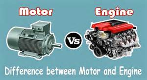 Motor vs Engine Difference Between Engine and Motor YouTube