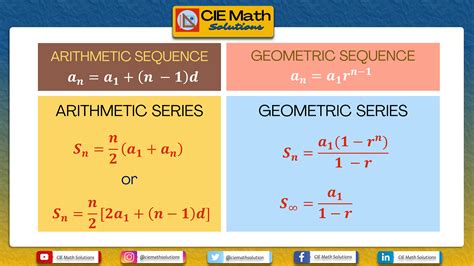 difference between arithmetic and geometric sequence and series