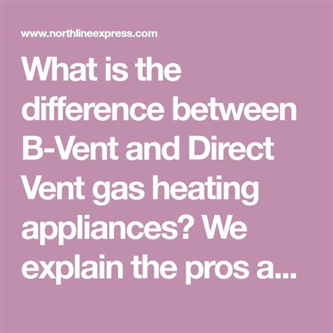 Difference Between B Vent And Z Vent