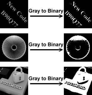 difference between binary image and grayscale image