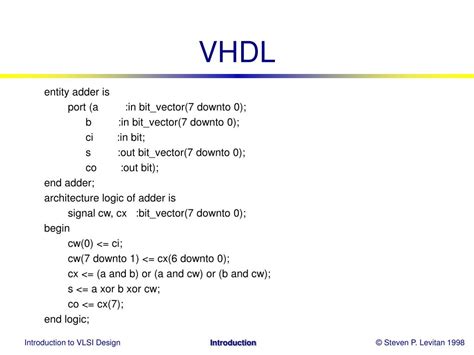 Difference Between Bit Vector And Std Logic Vector In Vhdl