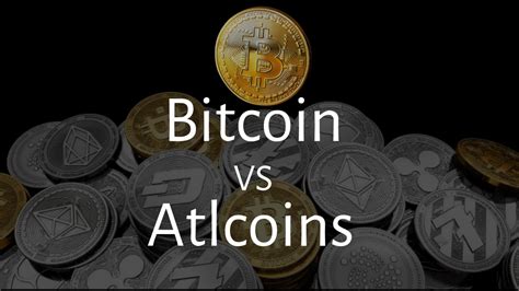 difference between bitcoin and altcoin