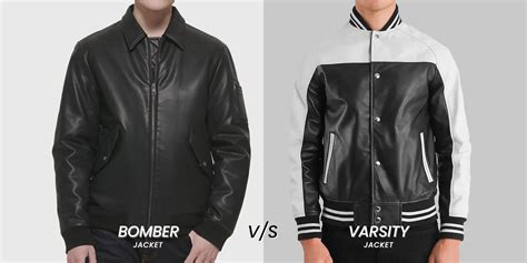 Difference Between Bomber And Varsity Jacket