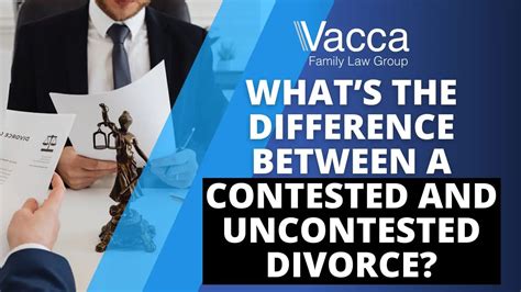 difference between contested and uncontested